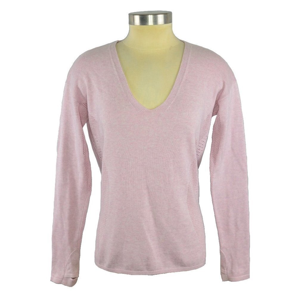 lululemon Still Movement Sweater Size 6 in Heathered Petals